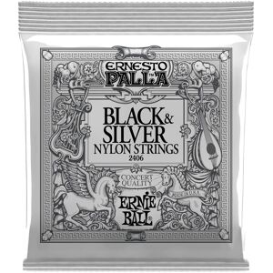 Ernie Ball 2406 Ernesto Palla Nylon Black & Silver Set 28-48 Ernie Ball 2406 Ernesto Palla Nylon Black & Silver Set 28-48