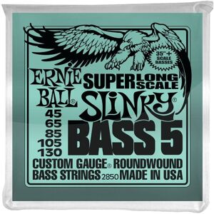 Ernie Ball 2850 Slinky Super Long Scale 5 String Bass Set 45-130 Ernie Ball 2850 Slinky Super Long Scale 5 String Bass Set 45-130