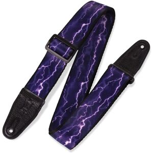 Levys MP-18 2" Polyester Guitar Strap Lightning Levys MP-18 2" Polyester Guitar Strap Lightning