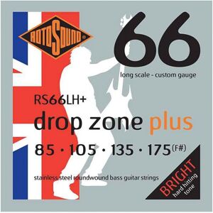 Rotosound RS66LH+ Stainless Steel Bass Guitar Strings 85-175 Rotosound RS66LH+ Stainless Steel Bass Guitar Strings 85-175