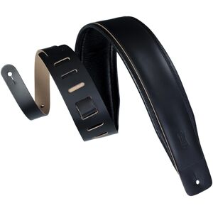 Levys DM1PD Padded Leather Strap Black Levys DM1PD Padded Leather Strap Black