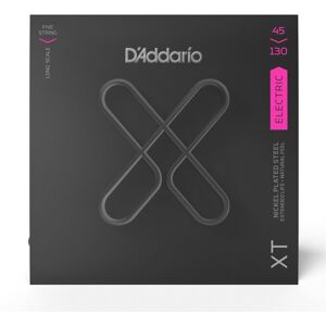 DAddario XTB45130 XT NPS Regular Light 5-String Bass Strings 45-130 DAddario XTB45130 XT NPS Regular Light 5-String Bass Strings 45-130