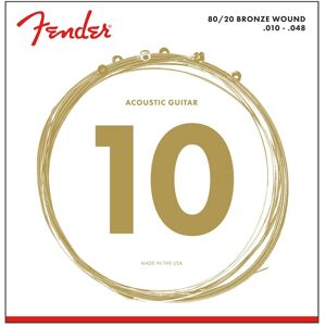 Fender 80/20 70XL Bronze Ball End Acoustic Strings 10-48 Fender 80/20 70XL Bronze Ball End Acoustic Strings 10-48