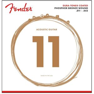 Fender 860CL Phosphor Bronze Dura-Tone Coated Acoustic Strings 11-52 Fender 860CL Phosphor Bronze Dura-Tone Coated Acoustic Strings 11-52