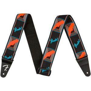 Fender Neon Monogram Guitar Strap Blue/Orange Fender Neon Monogram Guitar Strap Blue/Orange