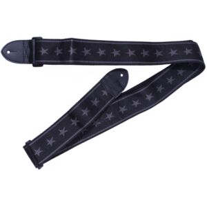 Fender Nylon Stars and Stripes Guitar Strap Black/Grey Fender Nylon Stars and Stripes Guitar Strap Black/Grey