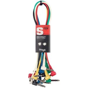 Stagg Stereo Jack Patch Cable 6 Pack Stagg Stereo Jack Patch Cable 6 Pack