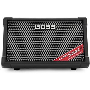 Boss Cube Street 2 Battery Powered Stereo Amplifier Black Boss Cube Street 2 Battery Powered Stereo Amplifier Black