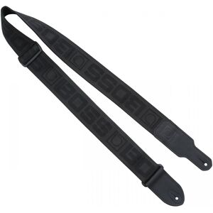 Boss BSM-20-BB Monogram Guitar Strap Black Logo on Black Boss BSM-20-BB Monogram Guitar Strap Black Logo on Black