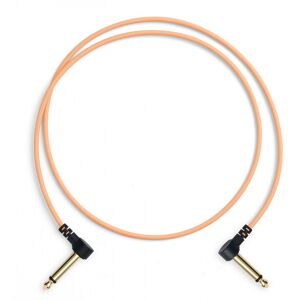 MyVolts Candycords Pedal Cable 6.35mm Angled Jack 35cm Sunset Peach MyVolts Candycords Pedal Cable 6.35mm Angled Jack 35cm Sunset Peach