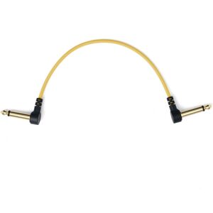 MyVolts Candycords Pedal 6.35mm Angled Cable - 10cm Pineapple Yellow MyVolts Candycords Pedal 6.35mm Angled Cable - 10cm Pineapple Yellow