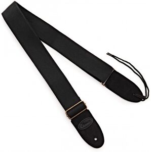 Hartwood Cotton Guitar Strap Black Hartwood Cotton Guitar Strap Black