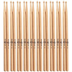 Gear4Music 5A Wood Tip Maple Drumsticks 10 Pack Gear4Music 5A Wood Tip Maple Drumsticks 10 Pack