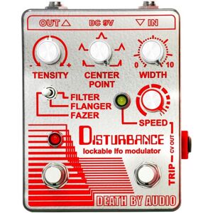 Death By Audio Disturbance Lockable LFO Modulator Pedal Death By Audio Disturbance Lockable LFO Modulator Pedal