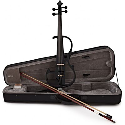 Electric Violin by Gear4music Black Electric Violin by Gear4music Black