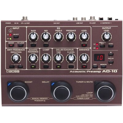 Boss AD-10 Acoustic Preamp Boss AD-10 Acoustic Preamp