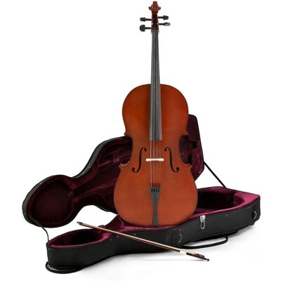Student 1/2 Size Cello by Gear4music Natural Student 1/2 Size Cello by Gear4music Natural