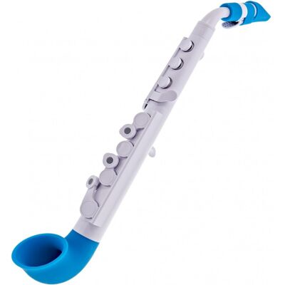 Nuvo jSax White with Blue Trim 2.0 Nuvo jSax White with Blue Trim 2.0