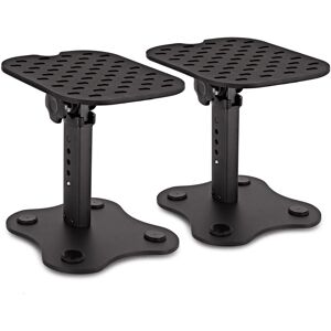 Deluxe Tilting Desktop Monitor Stands by Gear4music Pair Deluxe Tilting Desktop Monitor Stands by Gear4music Pair