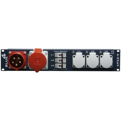 Adam Hall 19 9 Socket Power Strip 2U Adam Hall 19 9 Socket Power Strip 2U