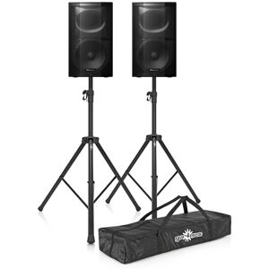 Pioneer XPRS-15 Active PA Speaker Pair With Stands Pioneer XPRS-15 Active PA Speaker Pair With Stands
