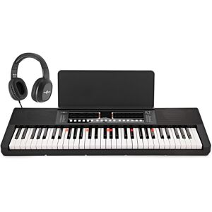 K1+ 61-Note Key-Lighting Keyboard with Bluetooth by Gear4music Headphone Pack K1+ 61-Note Key-Lighting Keyboard with Bluetooth by Gear4music Headphone Pack