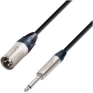 Adam Hall 5 STAR Neutrik XLR (M) to Unbalanced TS 1/4" Jack Cable 5m Adam Hall 5 STAR Neutrik XLR (M) to Unbalanced TS 1/4" Jack Cable 5m