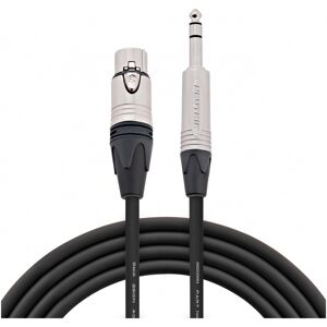 Studiospares Pro Neutrik XLR Female - Balanced Jack Mogami Cable 1m Black Studiospares Pro Neutrik XLR Female - Balanced Jack Mogami Cable 1m Black