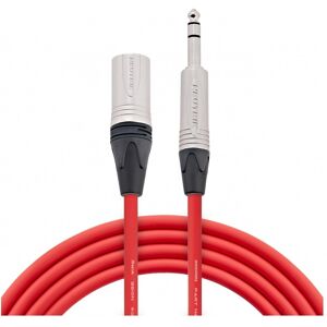 Studiospares Pro Neutrik XLR Male - Balanced Jack Mogami Cable 2.5m Red Studiospares Pro Neutrik XLR Male - Balanced Jack Mogami Cable 2.5m Red