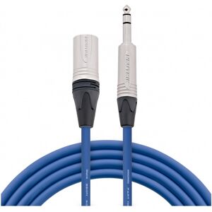 Studiospares Pro Neutrik XLR Male - Balanced Jack Mogami Cable 5m Blue Studiospares Pro Neutrik XLR Male - Balanced Jack Mogami Cable 5m Blue
