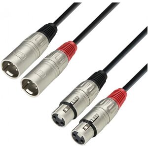 Adam Hall 3 STAR Twin XLR (F) to Twin XLR (M) Cable 6m Adam Hall 3 STAR Twin XLR (F) to Twin XLR (M) Cable 6m