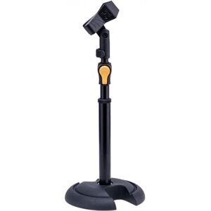 Hercules MS100BPLUS Low Profile EZ Grip Microphone Stand with Round Base Hercules MS100BPLUS Low Profile EZ Grip Microphone Stand with Round Base