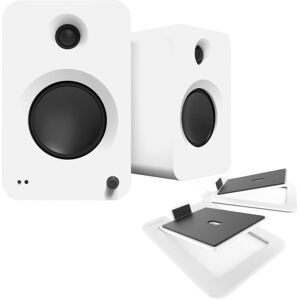 Kanto Audio Kanto REN Powered Speakers with S6 Tilted Stands Matte White Kanto Audio Kanto REN Powered Speakers with S6 Tilted Stands Matte White