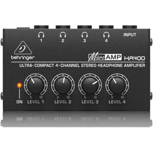 Behringer MicroAMP HA400 Headphone Amplifier Behringer MicroAMP HA400 Headphone Amplifier