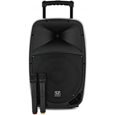 SubZero P12 Portable PA Speaker with Bluetooth & Wireless Mics SubZero P12 Portable PA Speaker with Bluetooth & Wireless Mics