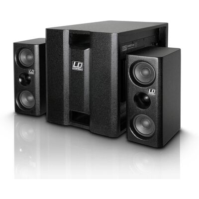LD Systems DAVE8XS Compact Active PA System Black LD Systems DAVE8XS Compact Active PA System Black