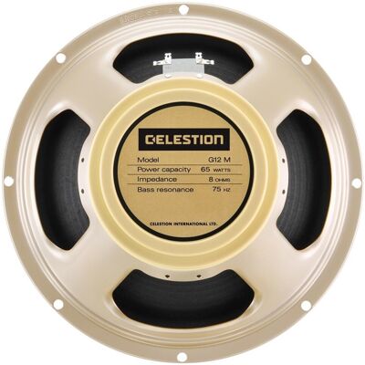 Celestion G12M-65 Creamback 8 Ohm Guitar Speaker - Guitar Type Celestion G12M-65 Creamback 8 Ohm Guitar Speaker - Guitar Type