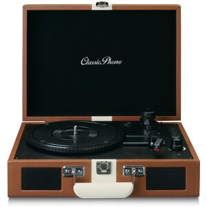 Lenco TT-120 Suitcase Turntable with BT and Built-In Speakers Brown Lenco TT-120 Suitcase Turntable with BT and Built-In Speakers Brown