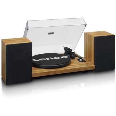 Lenco LS-500 Bluetooth Turntable with Speakers Bundle Wood Lenco LS-500 Bluetooth Turntable with Speakers Bundle Wood