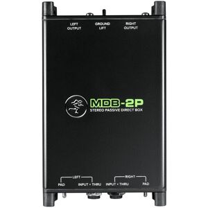 Mackie MDB-2P Stereo Passive DI Box Mackie MDB-2P Stereo Passive DI Box