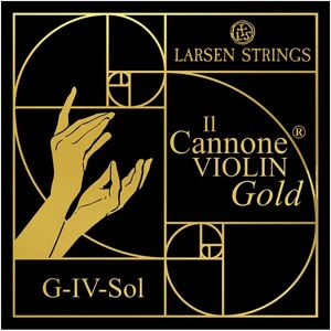 Larsen Strings Larsen Il Cannone Gold Violin G String 4/4 Size Larsen Strings Larsen Il Cannone Gold Violin G String 4/4 Size