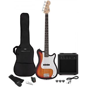 Gear4Music VISIONSTRING Bass Guitar Pack Sunburst - Nearly New Gear4Music VISIONSTRING Bass Guitar Pack Sunburst - Nearly New