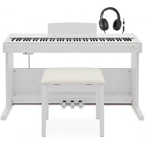 Gear4Music VISIONKEY-500 Digital Piano Bench Pack White Gear4Music VISIONKEY-500 Digital Piano Bench Pack White