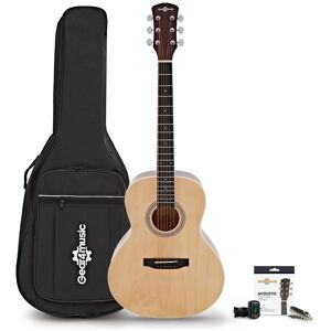Parlour Electro Acoustic Guitar & Accessory Pack by Gear4music Natural Parlour Electro Acoustic Guitar & Accessory Pack by Gear4music Natural