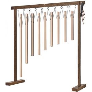 Meinl Sonic Energy 9-piece Sound Bath Tube Chime Solfeggio Set Champagne Gold Meinl Sonic Energy 9-piece Sound Bath Tube Chime Solfeggio Set Champagne Gold