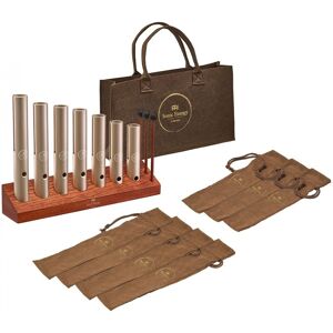 Meinl Sonic Energy 7-piece Wah-Wah Tube Chakra Set 432 Hz Champagne Gold Meinl Sonic Energy 7-piece Wah-Wah Tube Chakra Set 432 Hz Champagne Gold