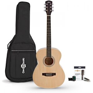 Student Electro Acoustic Guitar & Accessory Pack by Gear4music Natural Student Electro Acoustic Guitar & Accessory Pack by Gear4music Natural