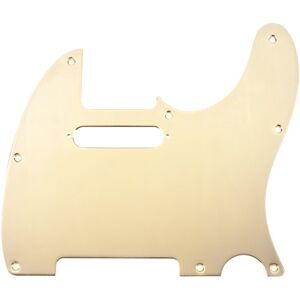 Fender Pickguard Telecaster 1- Ply 8-Hole Mount Gold Plated - Nearly New Fender Pickguard Telecaster 1- Ply 8-Hole Mount Gold Plated - Nearly New