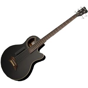 Warwick RockBass Alien Deluxe Hybrid Thinline 5 String Acoustic Bass Solid Black Warwick RockBass Alien Deluxe Hybrid Thinline 5 String Acoustic Bass Solid Black