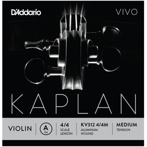 DAddario Kaplan Vivo Violin A String 4/4 Size Medium DAddario Kaplan Vivo Violin A String 4/4 Size Medium